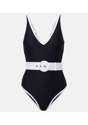 Heidi Klein Pampelonne belted swimsuit