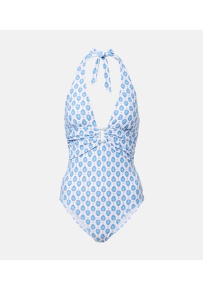 Heidi Klein La Croissette printed swimsuit