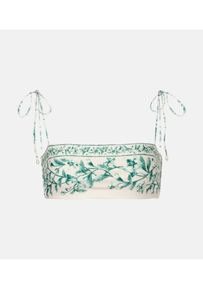 Agua by Agua Bendita Primavera floral bikini top