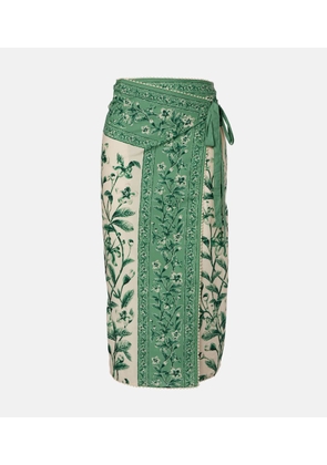 Agua by Agua Bendita Luna Ceiba cotton beach cover-up