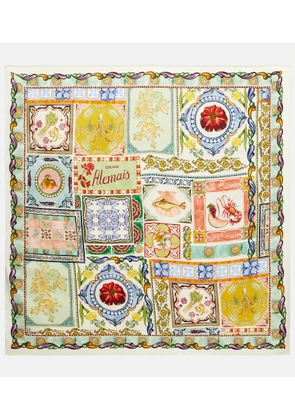 Alemais Tommasina printed silk scarf