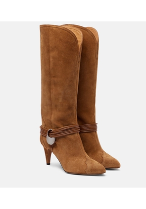 Isabel Marant Lestany suede knee-high boots