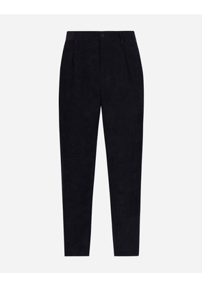 Dolce & Gabbana Corduroy Pants - Man Pants And Shorts Black 54