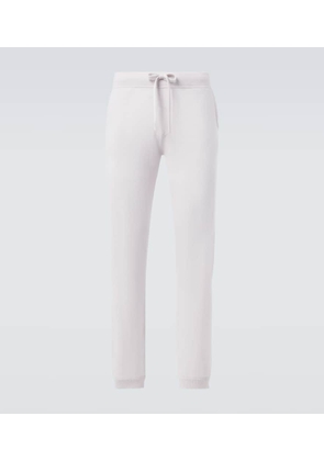 Allude Wool and cashmere sweatpants