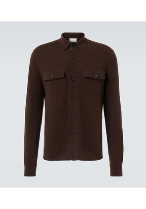 Allude Wool and cashmere overshirt