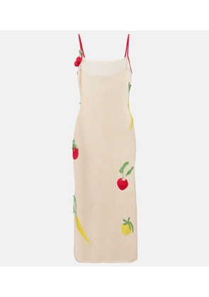 Staud Adeline crochet cotton beach dress