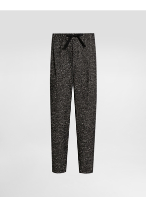 Dolce & Gabbana Bouclé Fabric Joggers - Man Pants And Shorts Multicolor 54