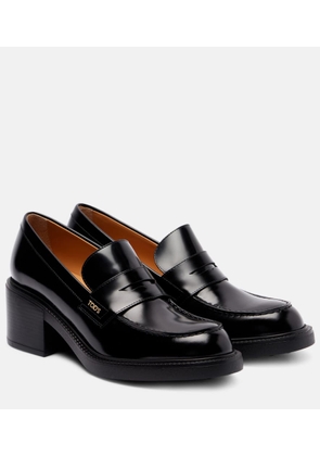 Tod's Leather loafer pumps
