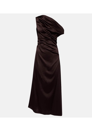 Staud Phare silk-blend satin cocktail dress