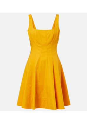 Staud Wells cotton poplin minidress