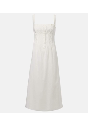 Staud Matilde cotton midi dress