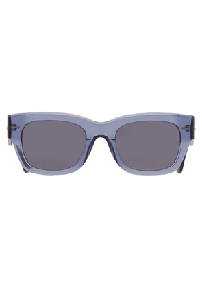 Calvin Klein Blue Rectangular Mens Sunglasses CK23509S 438 51