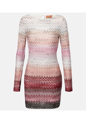 Missoni Zigzag lame minidress