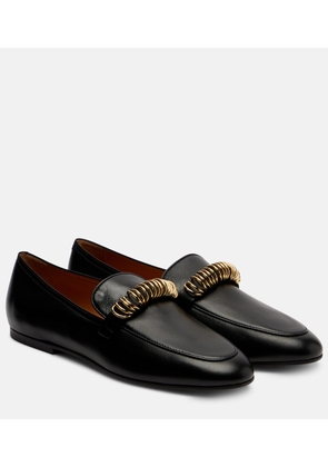 Tod's Embellished leather loafers