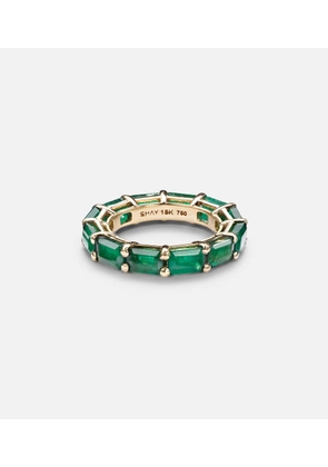 Shay Jewelry 18kt gold ring with emerald