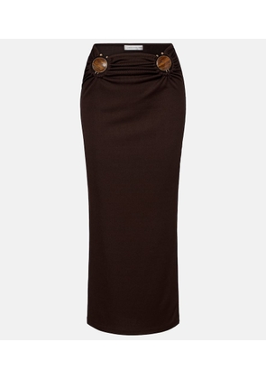 Christopher Esber Gathered maxi skirt