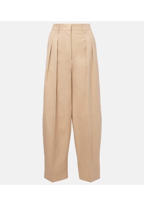 Altuzarra Dash high-rise cotton wide-leg pants