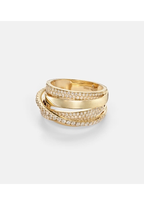 Shay Jewelry Orbit 18kt gold ring with diamonds