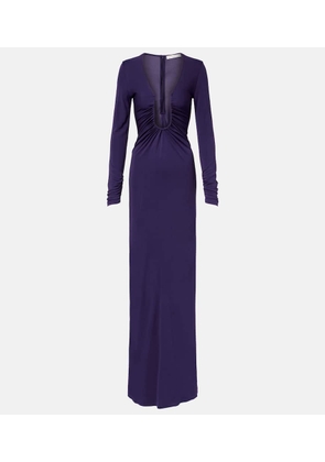 Christopher Esber Arced Palm cutout gathered gown