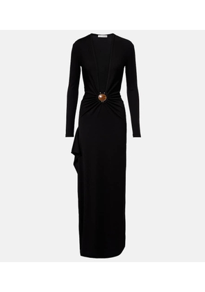 Christopher Esber Gathered jersey maxi dress