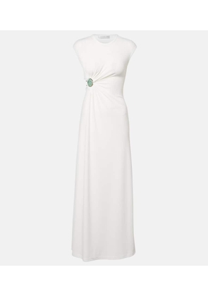Christopher Esber Mineral Stone embellished jersey gown