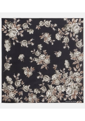 Magda Butrym Floral silk scarf