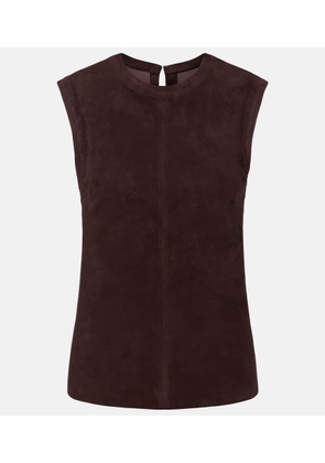 Stouls Miuccia suede top