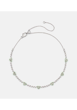 Kamyen 18kt white gold choker with diamonds