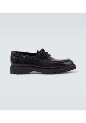 John Lobb Tide leather boat shoes
