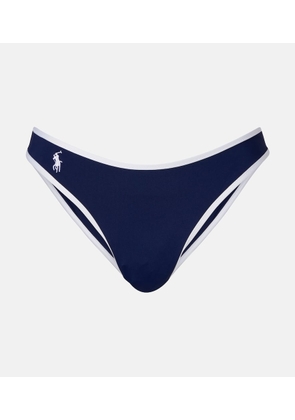 Polo Ralph Lauren High Leg Scoop logo bikini bottoms