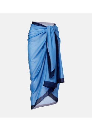 Polo Ralph Lauren Pony Long printed beach cover-up