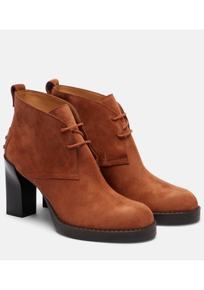 Tod's BH Bootie 80 suede ankle boots