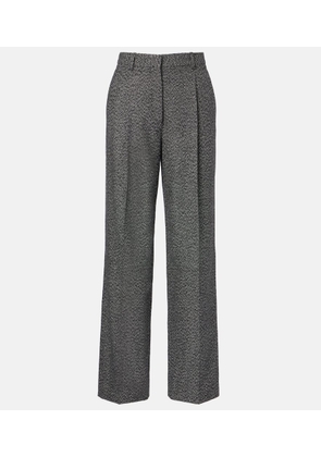 The Row Mikkela cashmere and wool straight pants