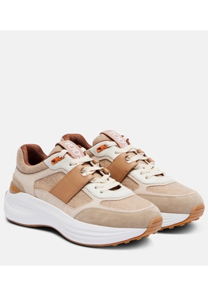Tod's Leather-trimmed sneakers