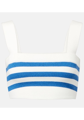 Posse Ari striped crop top