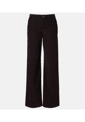The Row Eglitta cotton corduroy straight pants