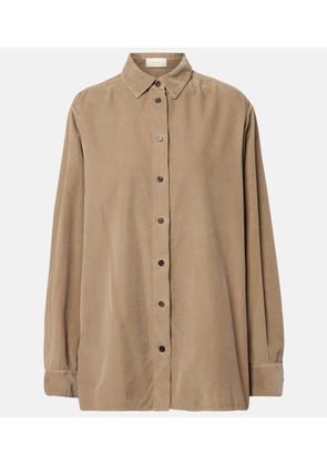 The Row Sisilia cotton corduroy shirt