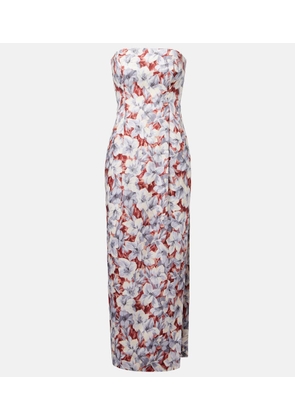 Posse Rosalie floral linen maxi dress