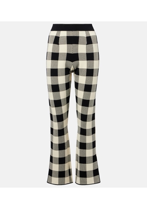 Posse Pippa checked flared pants