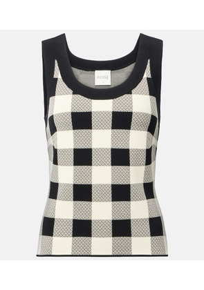 Posse Pippa checked tank top