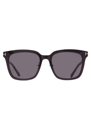 Tom Ford Smoke Square Mens Sunglasses FT1245-K 20A 56