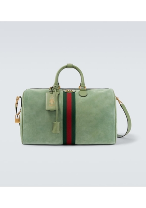 Gucci Gucci Savoy Medium suede duffel bag