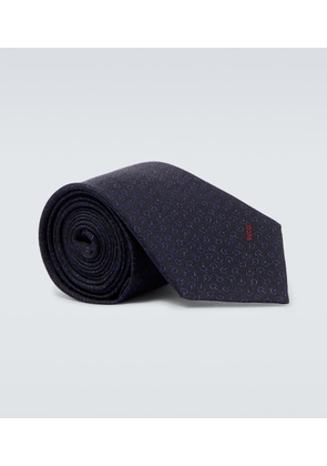 Gucci Horsebit silk jacquard tie