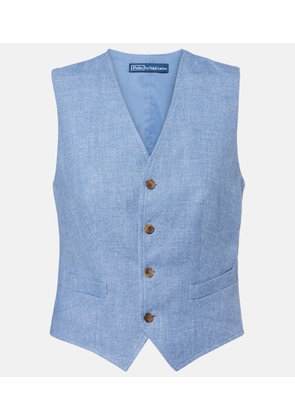 Polo Ralph Lauren Linen and cotton twill vest
