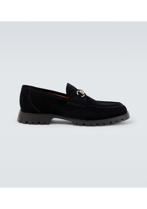 Gucci Horsebit suede loafers