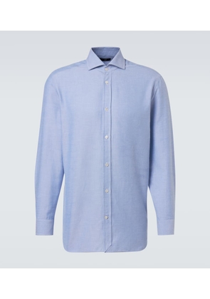 Dunhill Cotton and cashmere Oxford shirt