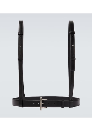 McQueen T-Bar Harness leather belt