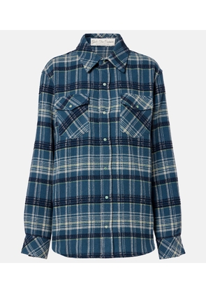 God's True Cashmere Checked cashmere shirt