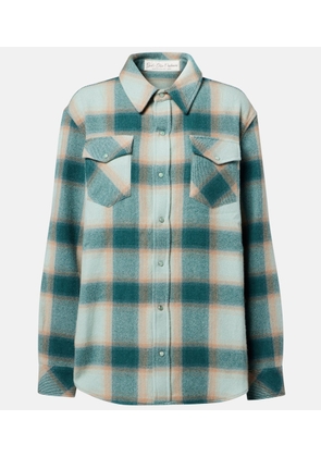 God's True Cashmere Checked cashmere overshirt