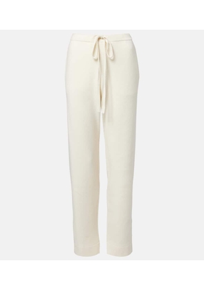 God's True Cashmere Embellished cashmere wide-leg pants